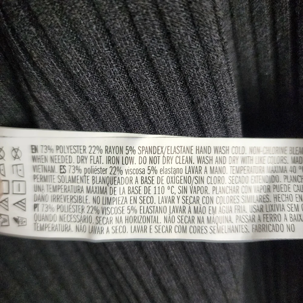 Forever 21 Plus Bodysuit Ribbed Black Knit Puff Long Sleeve NWT Size 2X - Picture 9 of 16